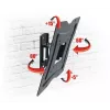 OPTICUM TV-montage AX FLEXI 13-42 inch full-motion wandbeugel zwart