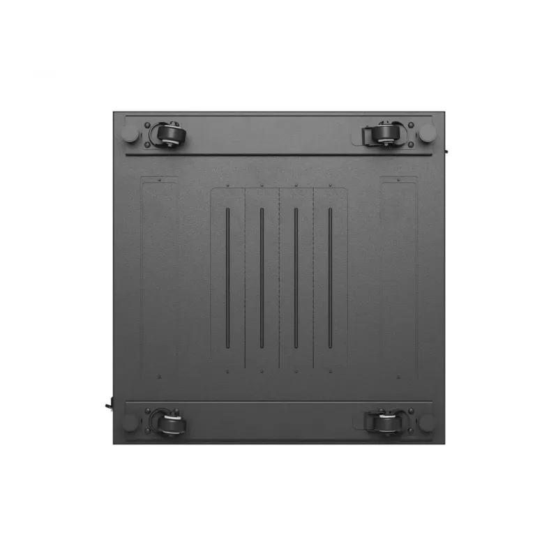 Lanberg 19 inch 18U 600x600 zwarte staande rackkast met geperforeerde deur (flat pack)