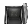 LANBERG 18U 19-inch staande server-rackkast 600x800mm zwart met gehard glazen deur (flat pack)