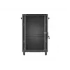 LANBERG 18U 19-inch staande server-rackkast 600x800mm zwart met gehard glazen deur (flat pack)