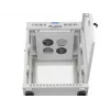 Lanberg FF01-6615-23SL vrijstaande 19 inch rackkast 15U 600x600 grijs geperforeerde deur LCD flat pack