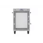 Lanberg FF01-6615-23SL vrijstaande 19 inch rackkast 15U 600x600 grijs geperforeerde deur LCD flat pack