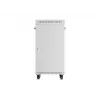 LANBERG 19 inch 22U staande behuizing 600x600 mm grijs met geharde glazen deur en LCD-display (flat pack)