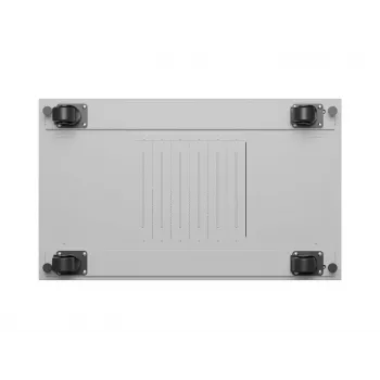 LANBERG 19 inch 42U serverkast 600x1000 mm grijs, geharde glazen deur, LCD-display, flat pack