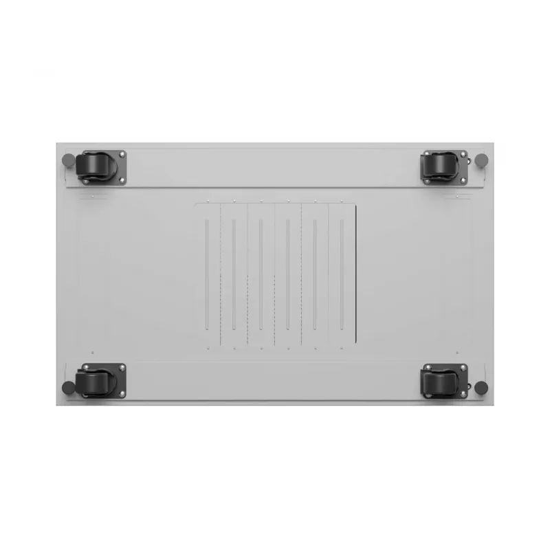 LANBERG 19 inch 42U serverkast 600x1000 mm grijs, geharde glazen deur, LCD-display, flat pack