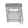 Lanberg 19 inch 15U 600x800 grijze staande kast met geperforeerde deur en LCD (flat pack)