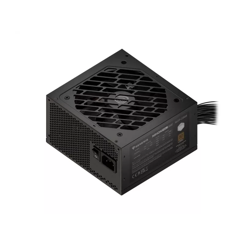 Genesis Nihon 750NM zwart 750W 80+ Bronze ATX 3.1 volledig modulaire voeding