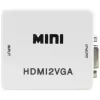 PULSAR HDMI-naar-VGA-converter met audio - zwart