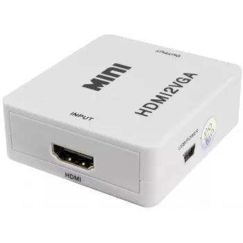 PULSAR HDMI-naar-VGA-converter met audio - zwart