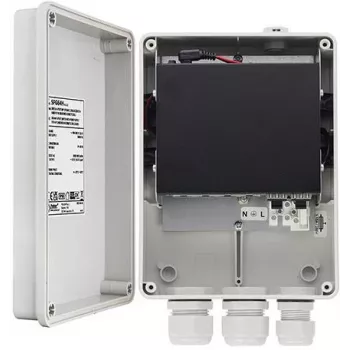 PULSAR SFG64H 6-poorts unmanaged PoE-switch, 4x PoE 10/100Mbps, 2x uplink, 60W, IP56, wandmontage