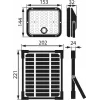 BEMKO SOLPAR solar LED-schijnwerper 10W 1500lm 3000/4000K IP65 zwart met PIR-sensor