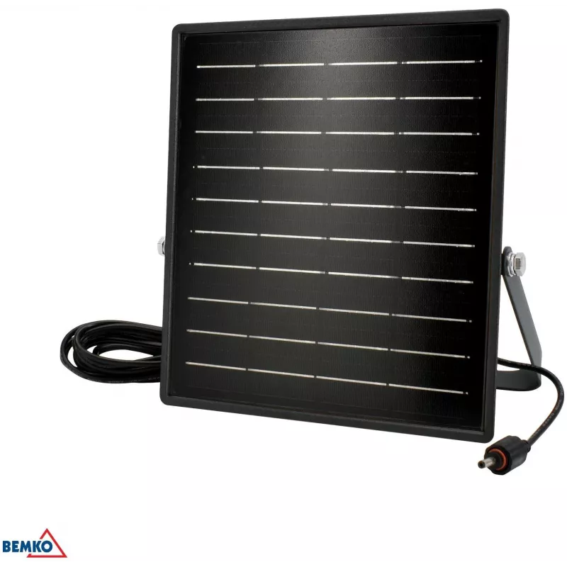 BEMKO SOLPAR solar LED-schijnwerper 10W 1500lm 3000/4000K IP65 zwart met PIR-sensor