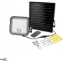 BEMKO SOLPAR solar LED-schijnwerper 10W 1500lm 3000/4000K IP65 zwart met PIR-sensor