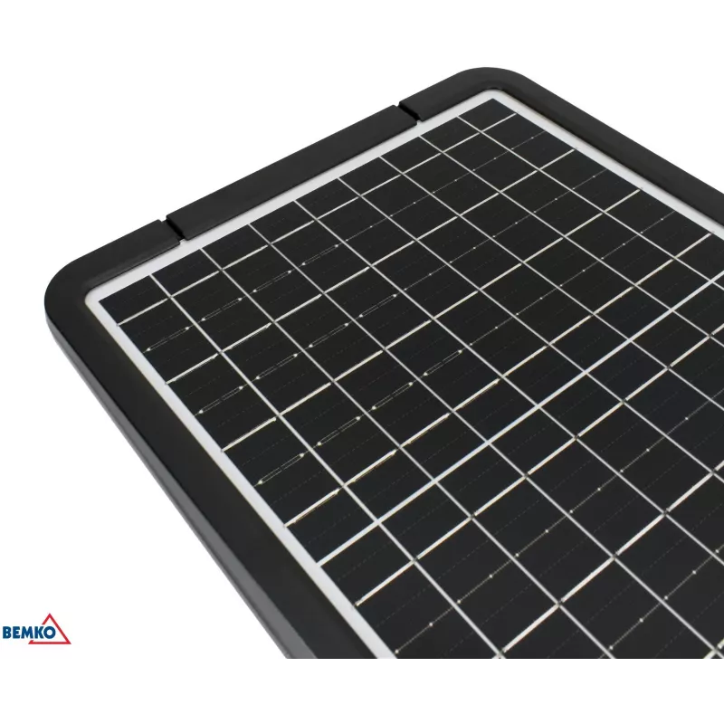 BEMKO SOLGER LED-solarlantaarn 40W 6000LM 3000/4000/6000K IP65 zwart met PIR-sensor
