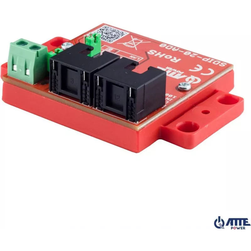 ATTE SDIP-20-AD0 PoE step-down-adapter 20W 12V DIN-rail