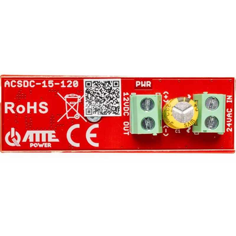 ATTE AC-DC step-down-converter 24VAC/12VDC 15A 120W ACSDC-15-120