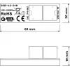 ATTE SDIP-12-240 PoE+ adapter 30W DIN-rail Gigabit
