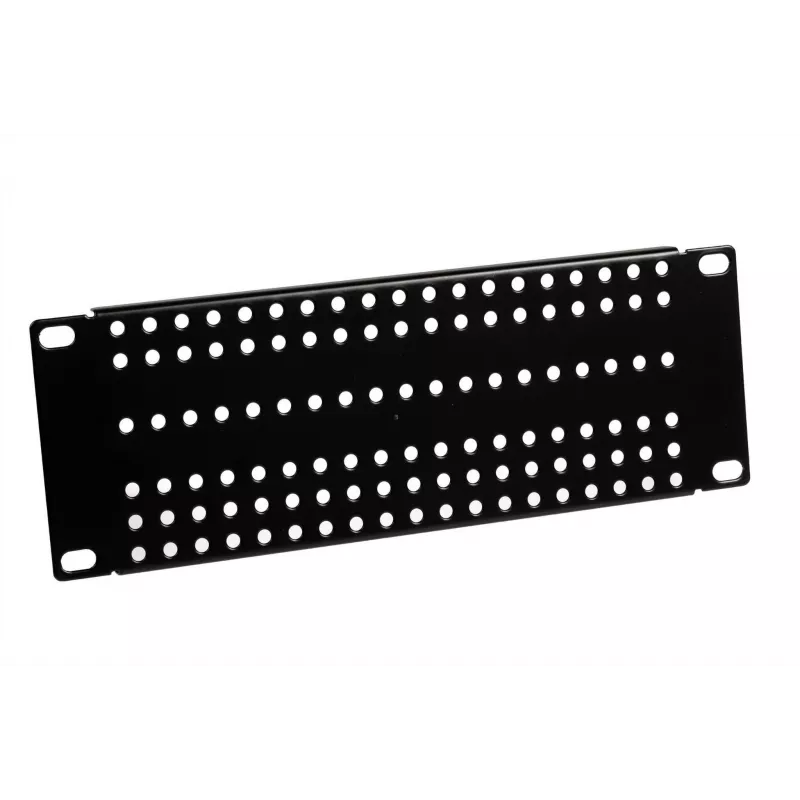 ATTE ADD-RACK10-2U1 10 inch 2U rackmontage-adapter met rechte gaten, zwart