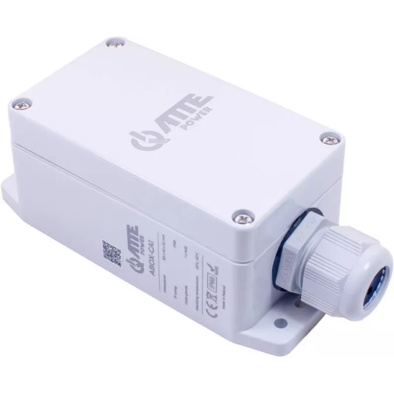 ATTE ABOX-CA1 Outdoor aansluitdoos IP68 IK08 ABS lichtgrijs 120x120x58mm