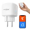GreenBlue Op afstand bedienbaar WiFi-stopcontact, Android/iOS/Alexa/Google Home, timer, wattmeter, max 16A/3840W, GB735 W