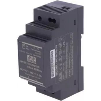 Tech Sterowniki ZS-24/30 DIN-rail voeding 24V DC 30W zwart