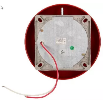 ORNO OR-DP-ML-131 schoolbel 230V AC 85dB rood staal