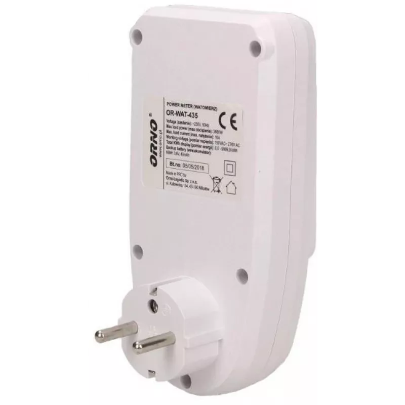 ORNO OR-WAT-435 wattmeter energiemeter met display