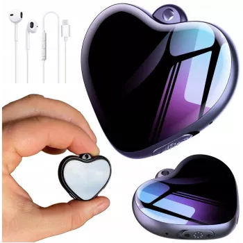 LUXURY-GOODS mini-spraakrecorder 8GB kleine detectie hanger sleutelhanger HQ