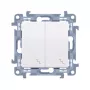 KONTAKT SIMON 10 module universele schakelaar wit 2x schroefklemmen 10AX 250V