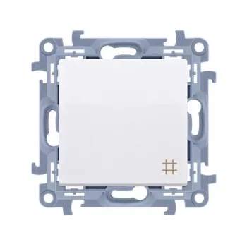 KONTAKT SIMON 10 module witte wisselschakelaar met schroefklemmen 10AX 250V