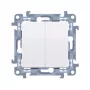 KONTAKT SIMON 10 universele schakelmodule 1-weg/2-weg 10AX 250V wit schroefklemmen