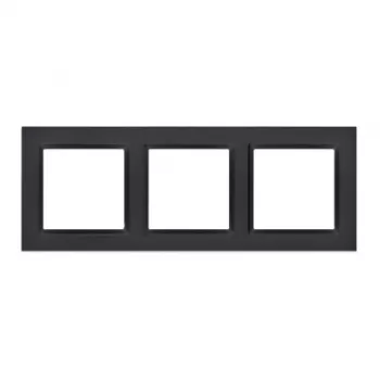 KONTAKT SIMON 10 zwart mat frame 3x