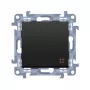 KONTAKT SIMON 10 module mat zwart wisselschakelaar schroefklemmen 10AX 250V