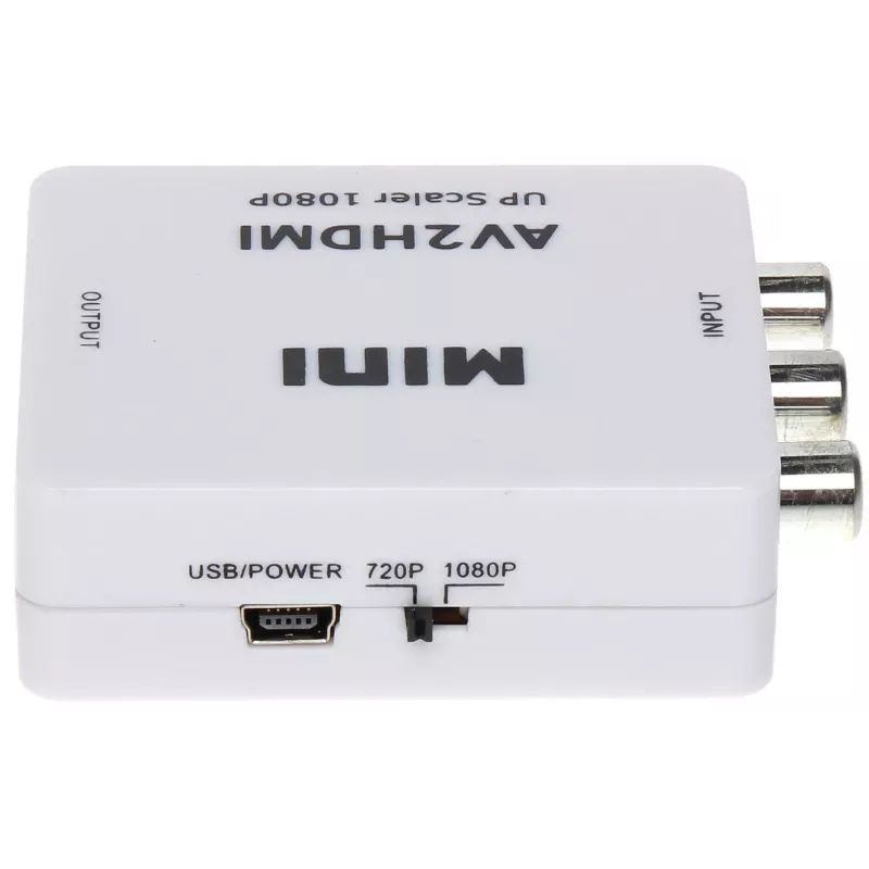 DELTA AV naar HDMI converter zwart