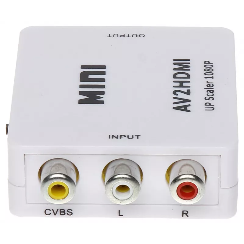 DELTA AV naar HDMI converter zwart