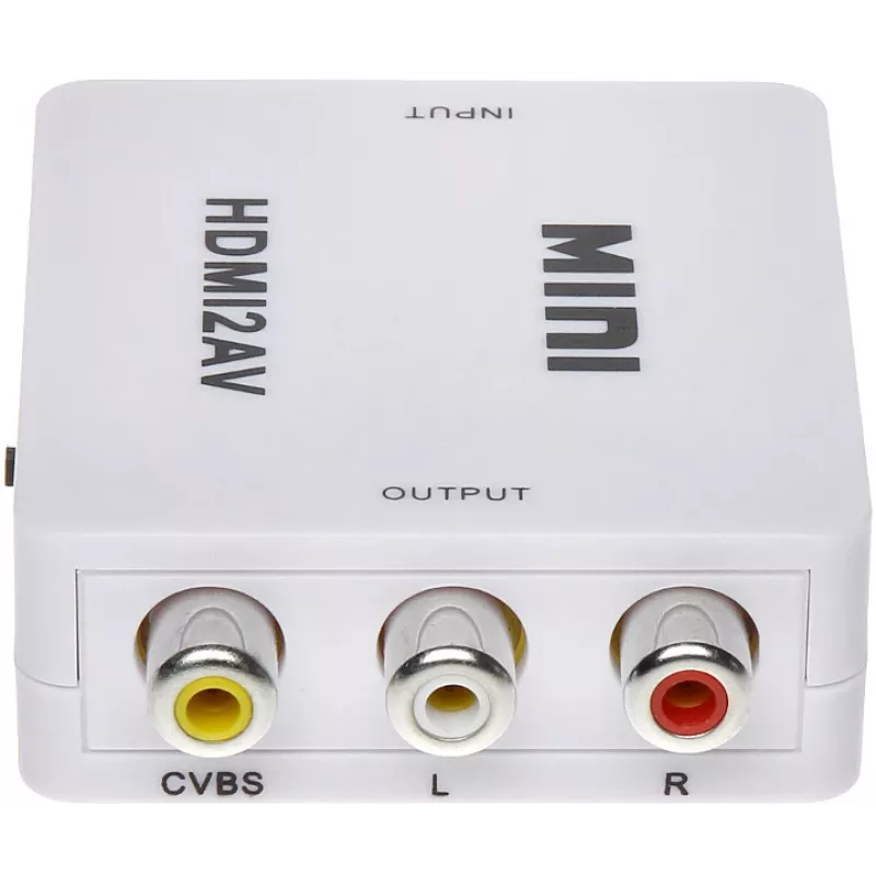DELTA HDMI-naar-AV-converter - zwart
