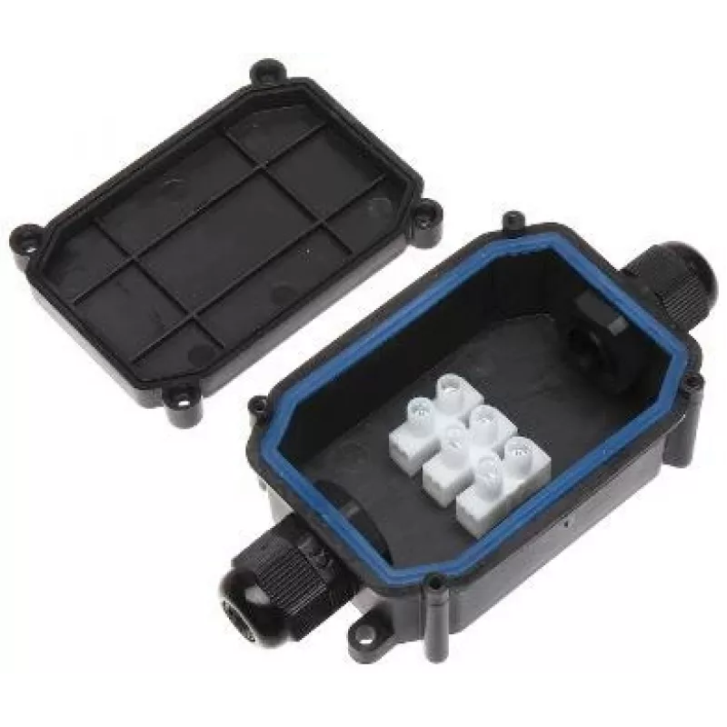 DELTA PUH-3PK inbouw aftakdoos opbouw wit IP20