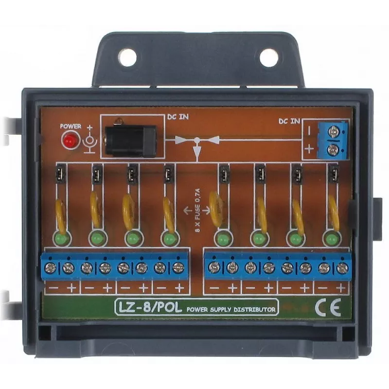 DELTA Power Terminal Block KG-8/POL 8-polig 16A 400V wit