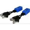 Pulsar P-POE2 passieve PoE-splitter 2x RJ45 stekker naar 1x RJ45 bus