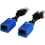 Pulsar P-POE2 passieve PoE-splitter 2x RJ45 stekker naar 1x RJ45 bus