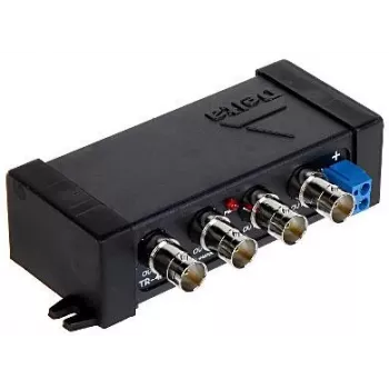 DELTA TR-4P/70 4-kanaals passieve video-balun / transformator voor AHD/TVI/CVI/CVBS tot 70m