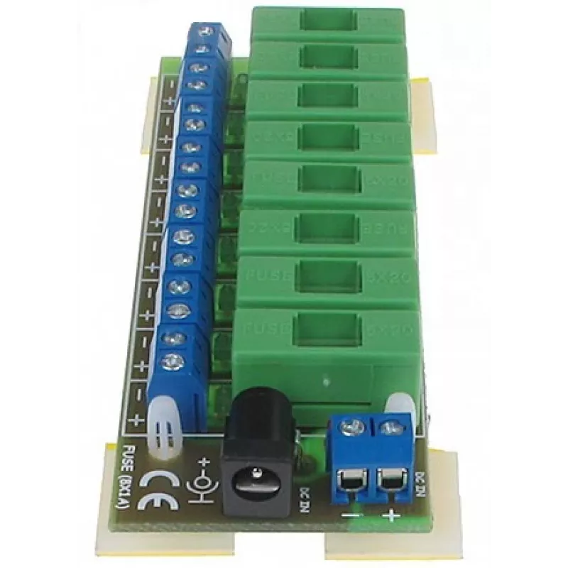 DELTA LZ-8/E stroomverdeeleenheid, 8 uitgangen, 10-30V DC, 8A, schroefklem