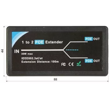 DELTA PoE Extender PFT1320 3-poorts