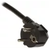 DELTA PD-6/R-2P overspanningsbeveiligde stekkerdoos 6 stopcontacten 2m kabel zwart
