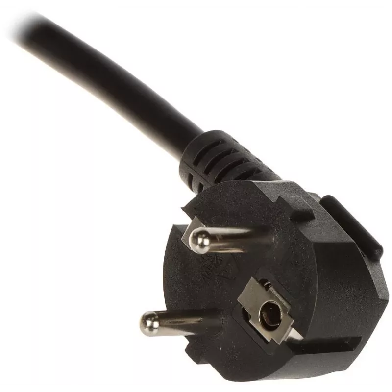 DELTA PD-6/R-2P overspanningsbeveiligde stekkerdoos 6 stopcontacten 2m kabel zwart