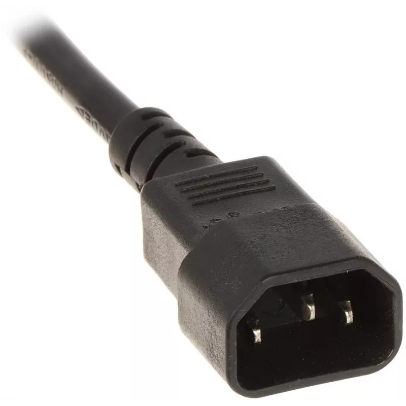DELTA PD-8/R-IEC stekkerdoos 8 stopcontacten overspanningsbeveiliging 230V 10A zwart