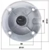 DELTA telescoop-plafondsteun voor camera's BR-60X120 wit
