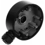 DELTA STG-1280ZJ-DM46(BLACK) aansluitdoos / camerabeugel, zwart, aluminiumlegering