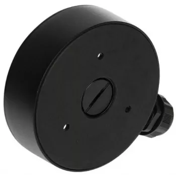 DELTA STG-1280ZJ-DM8(SCHWARZ) aansluitdoos voor dome-camera's, zwart, aluminiumlegering