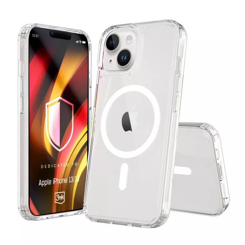 3MK PROTECTION Apple iPhone 13/14 Hardy LiqForce MagCase backcover - transparant